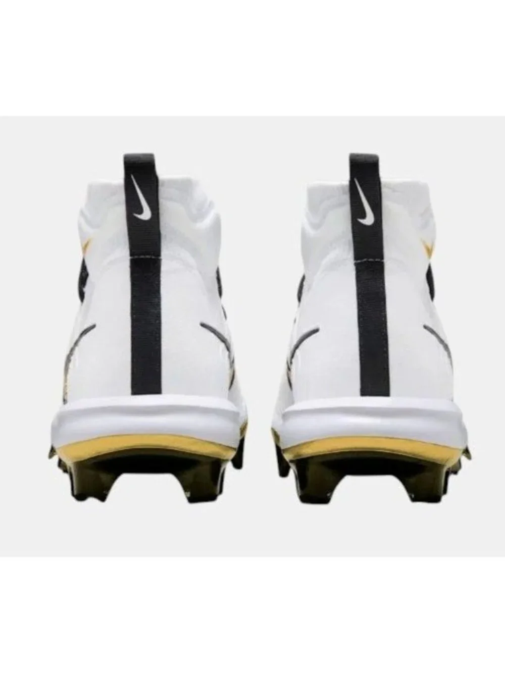 Nike Alpha Huarache NXT TPU White Black Baseball Cleats FZ8650-119 Men's 10 NEW